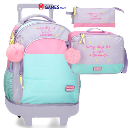 CARTABLE À ROULETTES Movom PACK 3 PCS