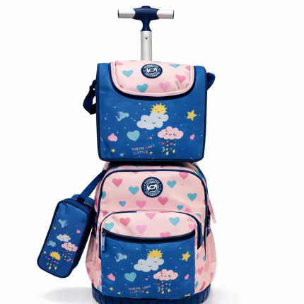 CARTABLE À ROULETTES SUPER PACK PRIMAIRE