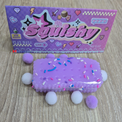 squishy biscuit jouet anti-stress 8 cm