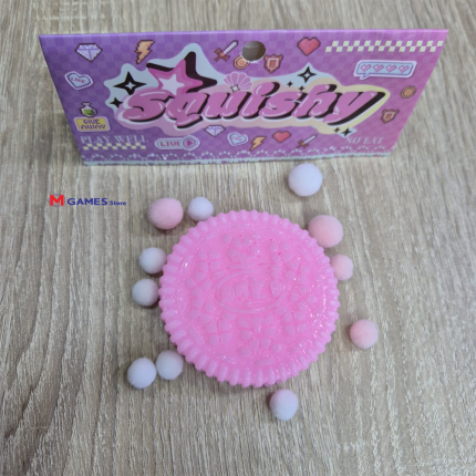 squishy  Oreo rose  jouet anti-stress 8 cm