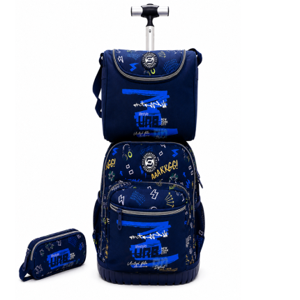 CARTABLE À ROULETTES SUPER PACK PRIMAIRE