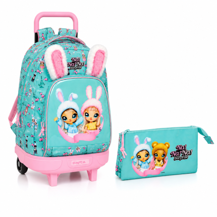CARTABLE SAC A DOS à roulettes Na! Na! Na! Surprise